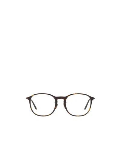 Giorgio Armani Logo Flat Mirror In Black