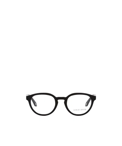 Giorgio Armani Logo Flat Mirror In Black