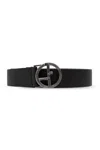 Giorgio Armani Logo Belt In Uc001