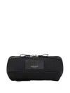 Giorgio Armani Logo-print Belt Bag In Black
