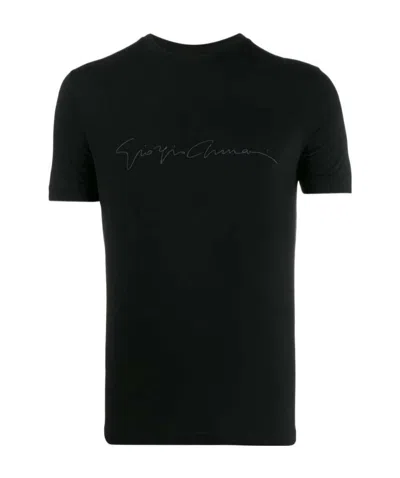 GIORGIO ARMANI GIORGIO ARMANI LOGO PRINT CREWNECK T-SHIRT