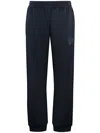 Giorgio Armani Men's Technical Fabric Pants In Blue