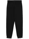 Giorgio Armani Logo-print Sweatpants In Black
