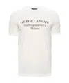 Giorgio Armani Borgonuovo 11 Cotton Jersey T-shirt Clothing In White
