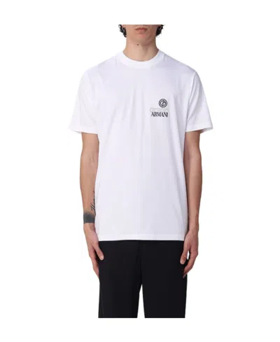 Giorgio Armani Logo-print T-shirt In White