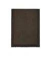 Giorgio Armani Logo Scarf In Black