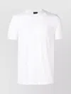 Giorgio Armani Men Stretch Viscose Jersey Crew Neck T-shirt In White