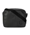 Giorgio Armani Logo Shoulder Bag In Black