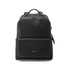Giorgio Armani Logo-stamp Leather Backpack