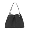 Shop Giorgio Armani Bar-detail Tote Bag In Black