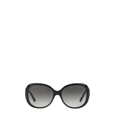 Giorgio Armani Logo Sunglasses In Black
