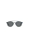 Giorgio Armani Logo Sunglasses In Gray