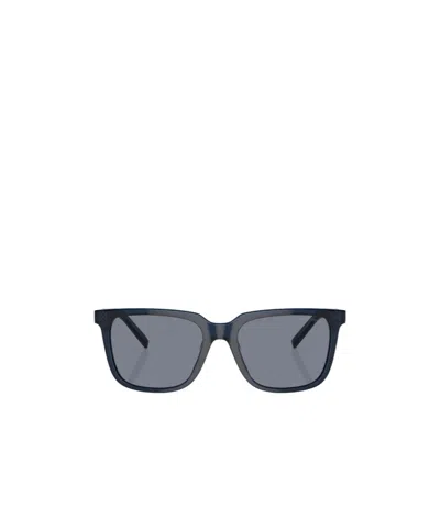 Giorgio Armani Logo Sunglasses In Gray
