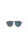 Giorgio Armani Logo Sunglasses In Green