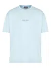 Giorgio Armani Logo T-shirt In Blue