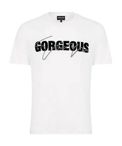 Giorgio Armani Logo T-shirt In White