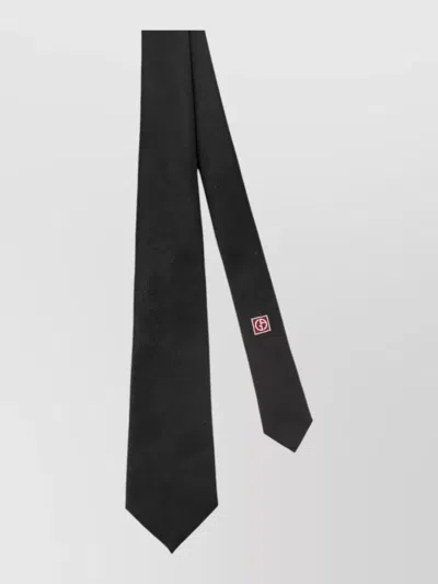 Giorgio Armani Long Design Necktie Straight Cut Menswear In Burgundy