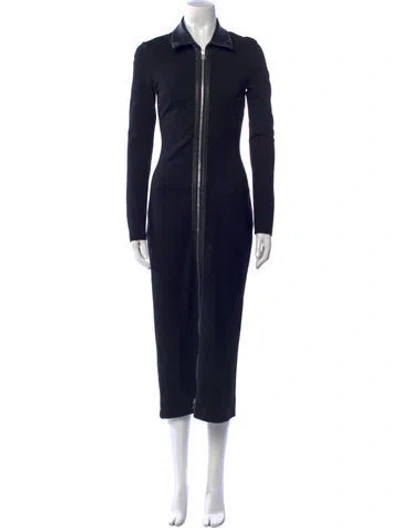 Pre-owned Giorgio Armani Long Dress In Black