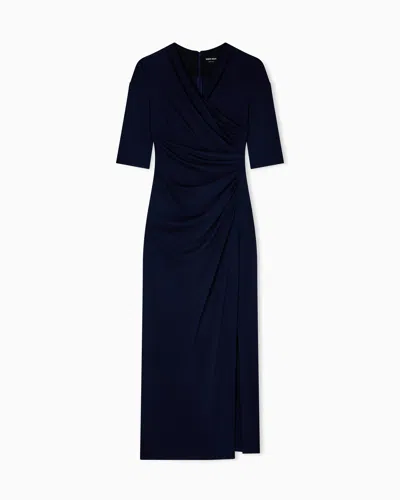 Giorgio Armani Long Dresses In Blue