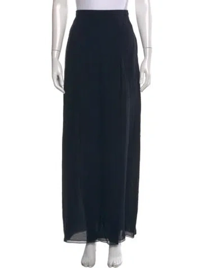 Pre-owned Giorgio Armani Long Skirt In Black