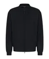 Giorgio Armani Long Sleeve Casual Jacket In Black