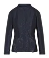 Giorgio Armani Tailored Jacket Sequin Embellishments In Black