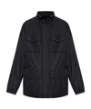 Giorgio Armani Long Sleeve Casual Jacket In Black