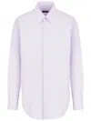 Giorgio Armani Official Store Regular-fit Cotton Shirt In Pink