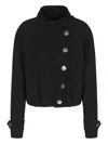 Giorgio Armani Long-sleeve Jacket In Black