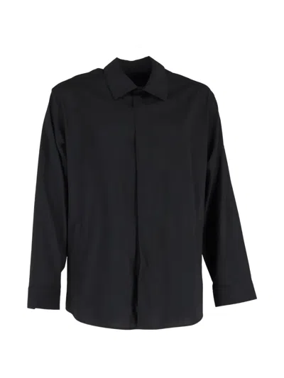 Pre-owned Giorgio Armani Long-sleeve Shirt In Black