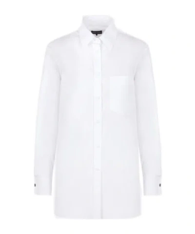 Giorgio Armani Long Sleeve Shirt In White