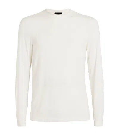 Giorgio Armani Long-sleeve T-shirt In White