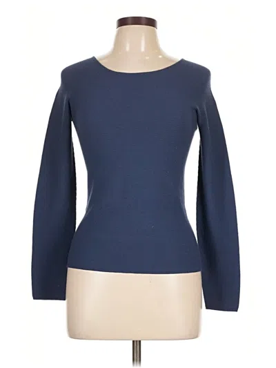 Pre-owned Giorgio Armani Long Sleeve T-shirt In Blue