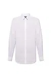 Giorgio Armani Long-sleeved Buttoned Shirt In U0bn