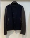 Giorgio Armani Long-sleeved Casual Jacket In Black