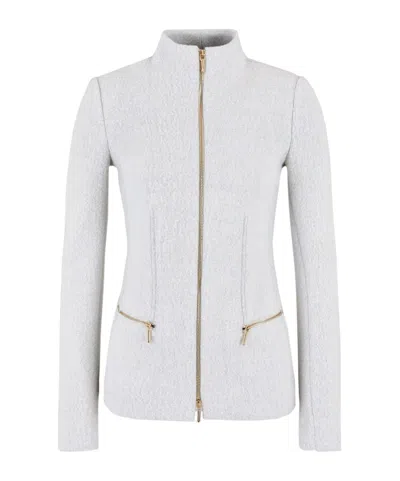 GIORGIO ARMANI FITTED ZIP-UP JACKET