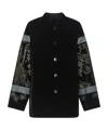Giorgio Armani Long-sleeved Coat In Black