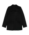 Giorgio Armani Coat In Black