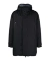 Giorgio Armani Long-sleeved Down Jacket In Black