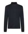 Giorgio Armani Black Wool Shirt In Black