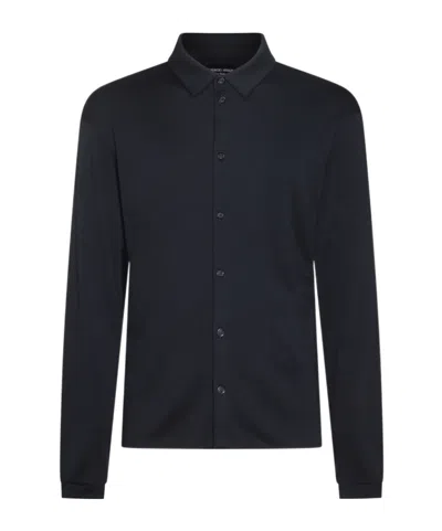 GIORGIO ARMANI GIORGIO ARMANI BUTTONED STRAIGHT HEM SHIRT
