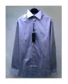 Giorgio Armani Long-sleeved Shirt In Blue