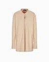 Giorgio Armani Long-sleeved Shirt In Triple Silk Georgette