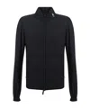 Giorgio Armani Long-sleeved Stand-collar Casual Jacket In Black