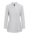 Giorgio Armani Sequin-embellished Blazer In White