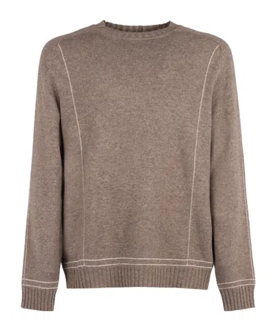 GIORGIO ARMANI GIORGIO ARMANI CREWNECK KNITTED JUMPER