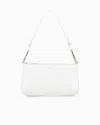 Giorgio Armani Love Collection Genderless Medium La Prima Leather Bag In White