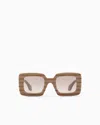 Giorgio Armani Lunettes De Soleil In Sand