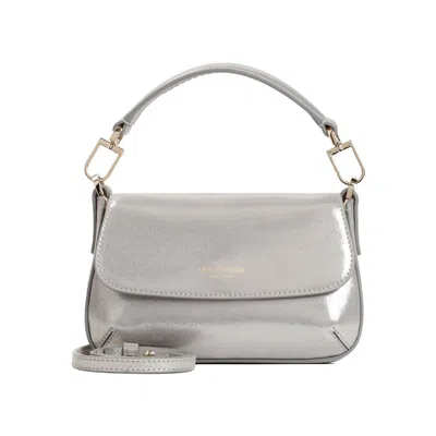 Giorgio Armani Luxurious Grey Calf Leather Handbag For Women