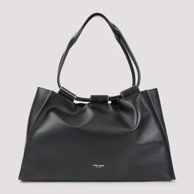 Giorgio Armani Luxury Shopping Handbag - 44cm X 27cm X 11cm In Black